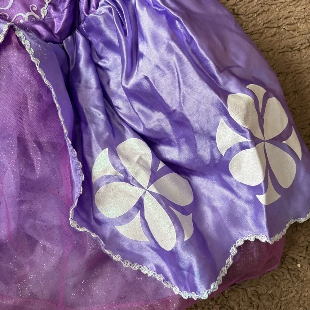 Disney Store Sofia the First Dress Sz 2 Purple Kids Girls Halloween Bippity